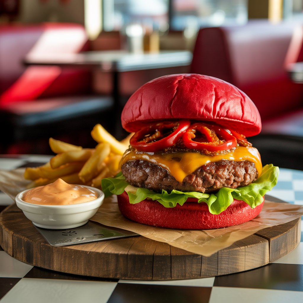 המבורגר עגבניות